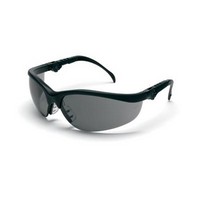 Crews Safety Products KD312AF Crews Klondike Plus Safety Glasses With Black Frame And Gray Polycarbonate Duramass AF4 Anti-Scrat